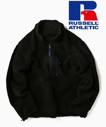 SHIPS | RUSSELL ATHLETIC×SHIPS: ビッグシルエット リバーシブル ボアフリース ブルゾン(ブルゾン)