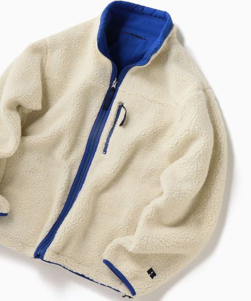 SHIPS（シップス）の「RUSSELL ATHLETIC×SHIPS: ビッグシルエット リバーシブル ボアフリース ブルゾン（ブルゾン・メンズ・ブラック/ライトホワイト/ネイビー/レッド・SMALL/MEDIUM/LARGE）」の10枚目の写真