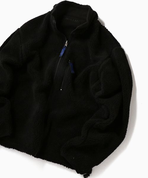 SHIPS（シップス）の「RUSSELL ATHLETIC×SHIPS: ビッグシルエット リバーシブル ボアフリース ブルゾン（ブルゾン・メンズ・ブラック/ライトホワイト/ネイビー/レッド・SMALL/MEDIUM/LARGE）」の12枚目の写真