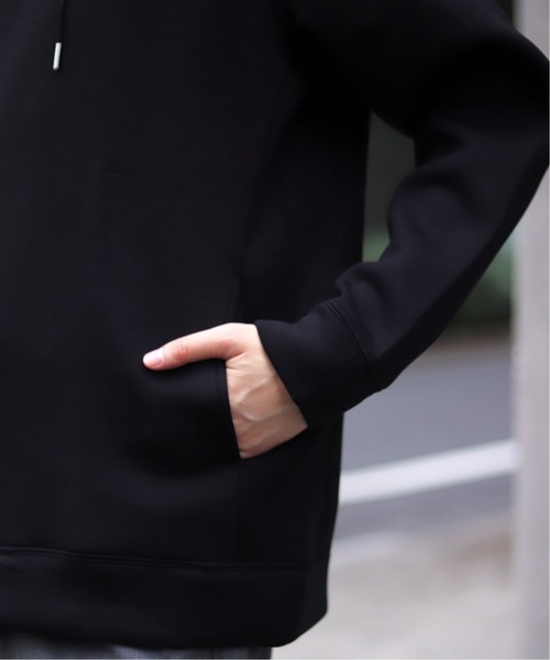 417 EDIFICE（フォーワンセブンエディフィス）の「ダンボールプルオーバーパーカー（パーカー・メンズ・ブラック/チャコールグレー/ベージュ/レッド・SMALL/MEDIUM/LARGE）」の10枚目の写真