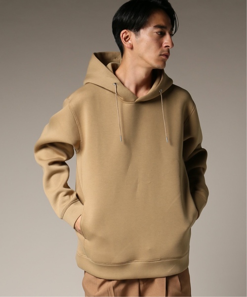 417 EDIFICE（フォーワンセブンエディフィス）の「ダンボールプルオーバーパーカー（パーカー・メンズ・ブラック/チャコールグレー/ベージュ/レッド・SMALL/MEDIUM/LARGE）」の13枚目の写真