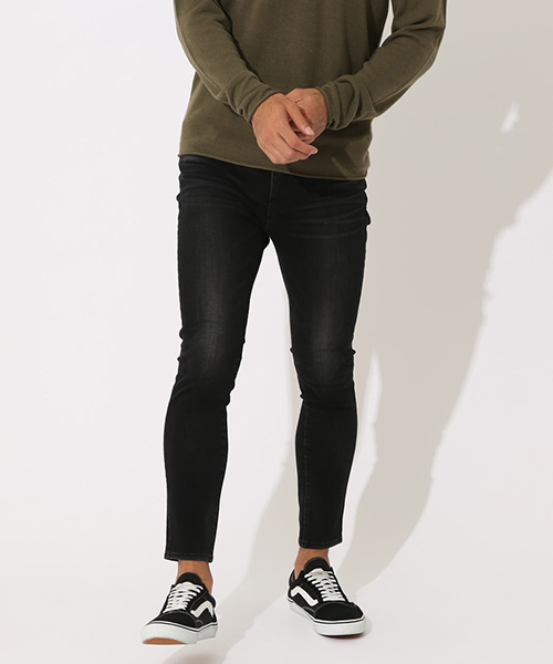 AZUL by moussy(アズールバイマウジー)の「A PERFECT DENIM/アズールパーフェクトデニム(デニムパンツ・メンズ・ブラック/ブルー/ワンウォッシュ・SMALL/LARGE/X-SMALL/MEDIUM/X-LARGE)」の1枚目の写真