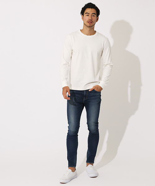 AZUL by moussy(アズールバイマウジー)の「A PERFECT DENIM/アズールパーフェクトデニム(デニムパンツ・メンズ・ブラック/ブルー/ワンウォッシュ・SMALL/LARGE/X-SMALL/MEDIUM/X-LARGE)」の13枚目の写真