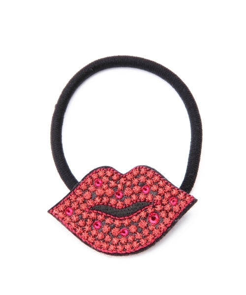 Ray BEAMS（レイビームス）の「CLEF CLE / LIP ヘアゴム（ヘアゴム・レディース・レッド・ONE SIZE）」の6枚目の写真