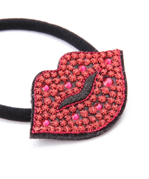 Ray BEAMS（レイビームス）の「CLEF CLE / LIP ヘアゴム（ヘアゴム・レディース・レッド・ONE SIZE）」の8枚目の写真