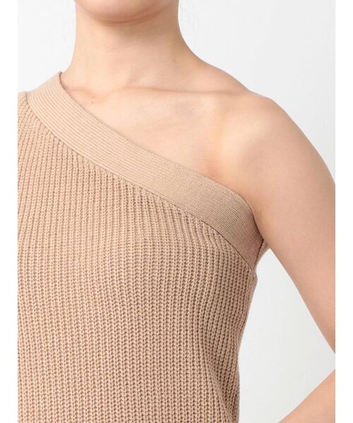 RESEXXY(リゼクシー)の「ワンショルサイドジップニットワンピース(ワンピース・レディース・ブラック/ベージュ/イエロー・FREE)」の18枚目の写真