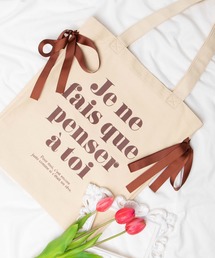 WEGO | WEGO/サイドリボンキャンバストートバッグ(トートバッグ)