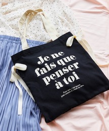 WEGO | WEGO/サイドリボンキャンバストートバッグ(トートバッグ)