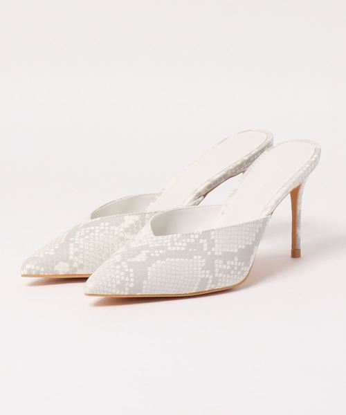 SPIRALGIRL(スパイラルガール)の「JuicyColorポインテッドミュール(パンプス・レディース・オレンジ/ピンク/ブラック/ホワイト/ホワイト系その他/カーキ・M/L)」の3枚目の写真