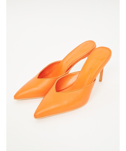 SPIRALGIRL(スパイラルガール)の「JuicyColorポインテッドミュール(パンプス・レディース・オレンジ/ピンク/ブラック/ホワイト/ホワイト系その他/カーキ・M/L)」の14枚目の写真