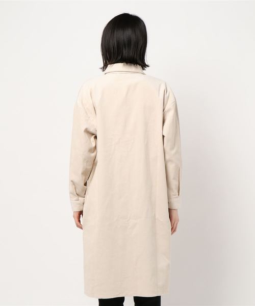 My shawty(マイシャウティー)の「corduroy shirt jacket(その他アウター・レディース・アイボリー/キャメル・FREE)」の4枚目の写真