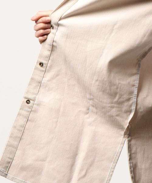 My shawty(マイシャウティー)の「corduroy shirt jacket(その他アウター・レディース・アイボリー/キャメル・FREE)」の5枚目の写真