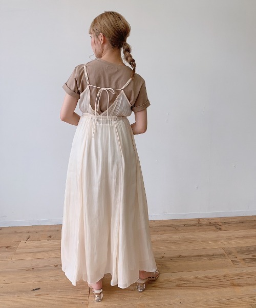 VANNIE U（ヴァニーユー）の「クラッシックロゴT（Tシャツ/カットソー・レディース・ホワイト/ブラック/ブラウン/モカ・FREE）」の15枚目の写真