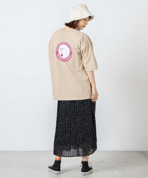 WEGO（ウィゴー）の「WEGO/サークルベアバックプリントTシャツ（Tシャツ/カットソー・レディース・カーキ/ベージュ・FREE）」の13枚目の写真