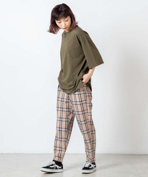 WEGO（ウィゴー）の「WEGO/サークルベアバックプリントTシャツ（Tシャツ/カットソー・レディース・カーキ/ベージュ・FREE）」の10枚目の写真