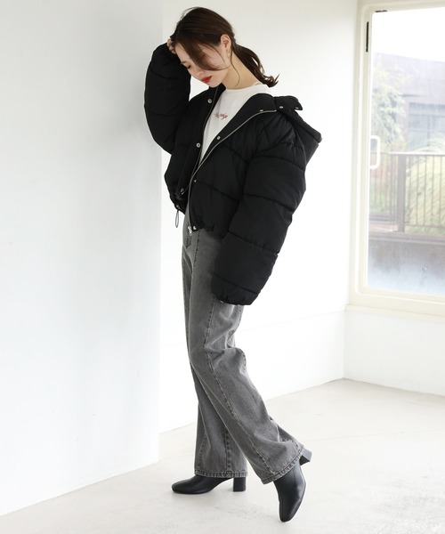 one after another NICE CLAUP（ワンアフターアナザーナイスクラップ）の「ストレッチショートブーツ（ブーツ・レディース・ブラック/アイボリー/モカ・SMALL/MEDIUM/LARGE）」の13枚目の写真