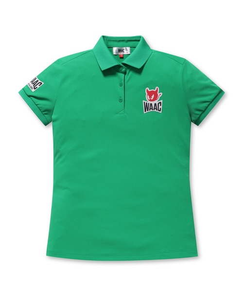 WAAC MENS プレイヤーズエディション 配色ポロシャツ ブルー