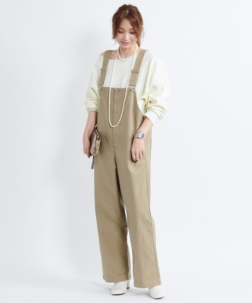 DouDou(ドゥドゥ)の「ナイロンスムースプルオーバー(ニット/セーター・レディース・オフホワイト/スミクロ/グレイッシュベージュ・FREE)」の7枚目の写真