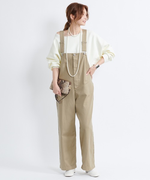 DouDou(ドゥドゥ)の「ナイロンスムースプルオーバー(ニット/セーター・レディース・オフホワイト/スミクロ/グレイッシュベージュ・FREE)」の13枚目の写真