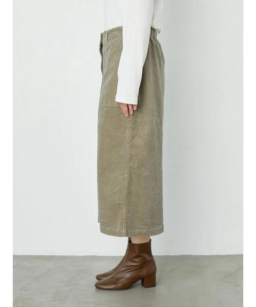 AMERICAN HOLIC（アメリカンホリック）の「ストレッチコール天タイトスカート　＊（スカート・レディース・チャコールグレー/ブラウン/グレイッシュベージュ・L/M）」の15枚目の写真