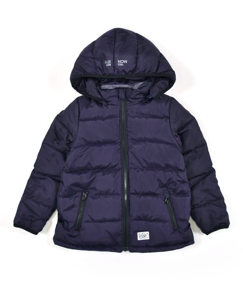 BeBe（ベベ）の「BeBe/リバーシブル 星柄 ダウン コート（100cm～140cm  