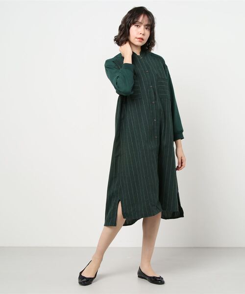 セール リブ使いストライプワンピース ワンピース Sandy サンディー のファッション通販 Zozotown