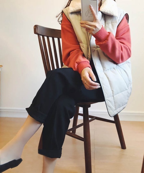MAISON DE THERESE(メゾン ド テレーズ)の「九分丈パンツ(その他パンツ・レディース・ベージュ/ブラック/アイボリー・L/M/XL/S)」の6枚目の写真