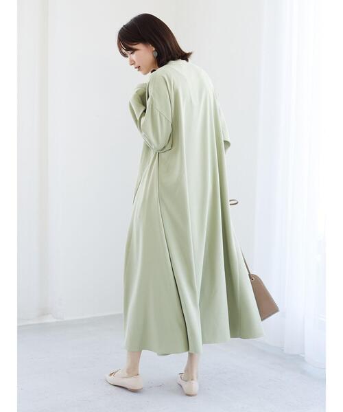 No.184 FILA 新色☆モスグリーン☆の機能派ワンピース Double Flags ジャージーノースリワンピ/Green Parks（グリーン