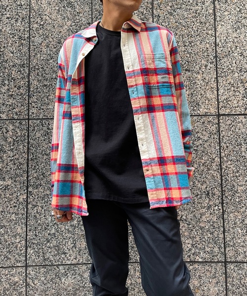 Hurley (ハーレー)の「M PORTLAND FLANNEL LS/ハーレー メンズ 長袖 チェックネルシャツ カジュアル フランネルシャツ(シャツ/ブラウス・メンズ・ブルー/グレー系その他/グリーン系その他/オレンジ系その他/ブルー系その他/ベージュ系その他/ブルーグリーン/エンジ/グレー/マルチ・SMALL/MEDIUM/LARGE/X-LARGE)」の10枚目の写真