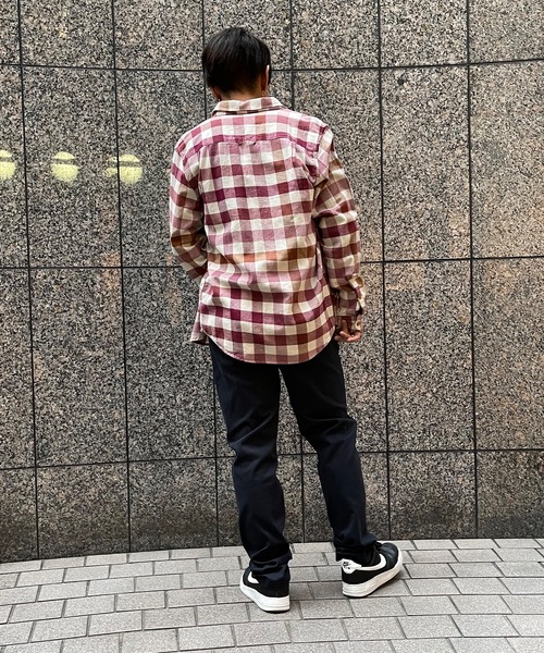 Hurley (ハーレー)の「M PORTLAND FLANNEL LS/ハーレー メンズ 長袖 チェックネルシャツ カジュアル フランネルシャツ(シャツ/ブラウス・メンズ・ブルー/グレー系その他/グリーン系その他/オレンジ系その他/ブルー系その他/ベージュ系その他/ブルーグリーン/エンジ/グレー/マルチ・SMALL/MEDIUM/LARGE/X-LARGE)」の14枚目の写真