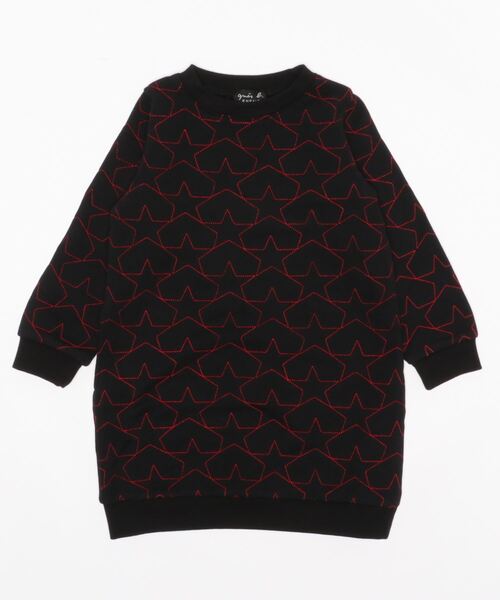 キッズ B アニエスベー のファッション エトワールキルトワンピース ワンピース E Robe Agnes B M199 Packrite
