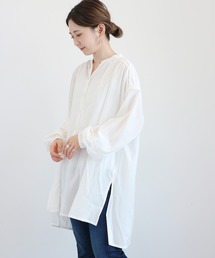 AMERICAN HOLIC | スタンドカラーレースチュニック(シャツ/ブラウス)