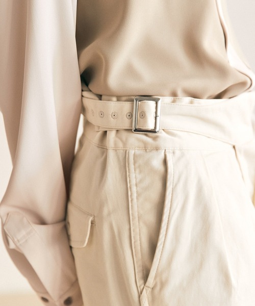 EMMA CLOTHES（エマクローズ）の「グルカタックワイドパンツ EMMA CLOTHES（その他パンツ・メンズ・チャコール/ベージュ/アイボリー・M/L）」の11枚目の写真