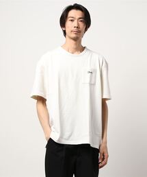配色裏毛ポケット刺繍Ｔシャツ