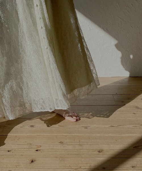 MIELI INVARIANT（ミエリインヴァリアント）の「Sanmarino Lace Dress（ワンピース・レディース・ブラック/ブルー/アイボリー・FREE）」の10枚目の写真