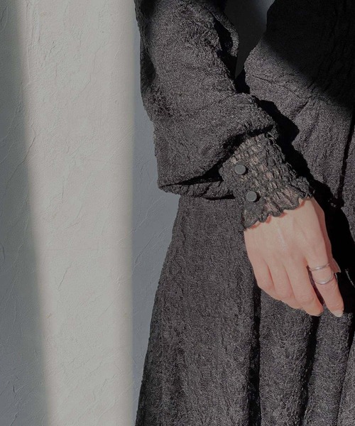 MIELI INVARIANT（ミエリインヴァリアント）の「Sanmarino Lace Dress（ワンピース・レディース・ブラック/ブルー/アイボリー・FREE）」の5枚目の写真