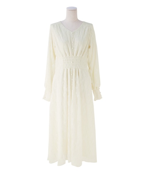 MIELI INVARIANT（ミエリインヴァリアント）の「Sanmarino Lace Dress（ワンピース・レディース・ブラック/ブルー/アイボリー・FREE）」の11枚目の写真