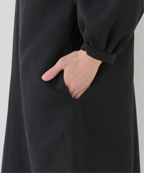 plage（プラージュ）の「ギャザースリーブ ドレス◆（ワンピース・レディース・ホワイト/ブラック・38/36）」の4枚目の写真