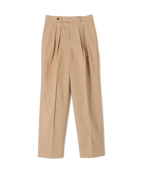 TOMORROWLAND (トゥモローランド)の「コットンチノ フロントタックパンツ(チノパンツ・レディース・ベージュ/ネイビー・36/34/32)」の19枚目の写真