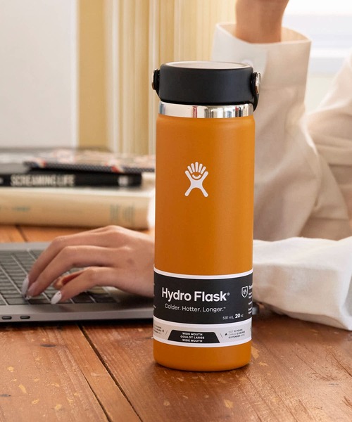 HydroFlask/ハイドロフラスク 20oz Wide Mouth ステンレスボトル/水筒