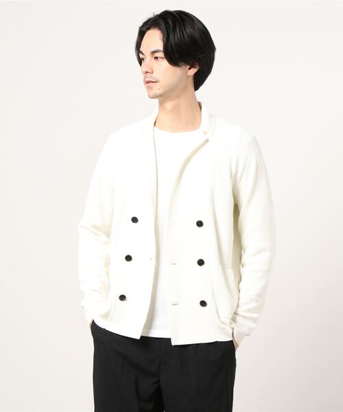 新品定価3.2万円 ESTNATION ニットジャケット ウォッシャブル ESTNATION（エストネーション）の「ESTNATION / ウォッシャブルニット
