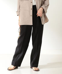 Demi-Luxe BEAMS | Demi-Luxe BEAMS / リネン イージーパンツ(その他パンツ)
