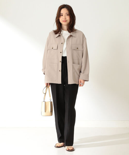 Demi-Luxe BEAMS（デミルクス ビームス）の「Demi-Luxe BEAMS / リネン イージーパンツ（その他パンツ・レディース・ブラック/ナチュラル・38/34/36）」の11枚目の写真