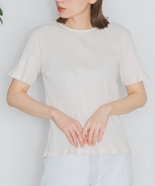 nestwell（ネストウェル）の「ネストウェル nestwell / パロット（Tシャツ/カットソー・レディース・アイボリー/モカ/チャコール・1/2/3）」の2枚目の写真