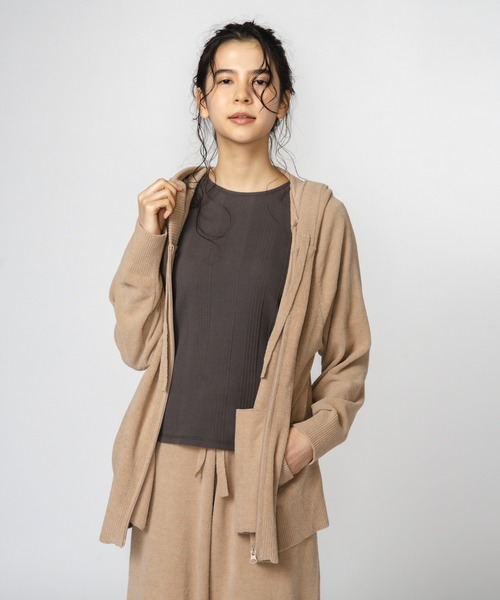 nestwell（ネストウェル）の「ネストウェル nestwell / パロット（Tシャツ/カットソー・レディース・アイボリー/モカ/チャコール・1/2/3）」の22枚目の写真