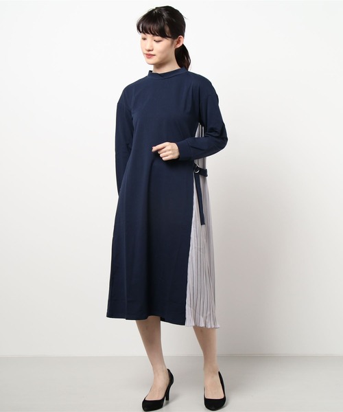 Ritzy(リッツィー)の「大人シルエット ミモレ丈サイドデザインワンピース(ワンピース・レディース・B/C/D/A・M/L)」の19枚目の写真
