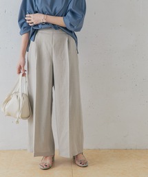 URBAN RESEARCH ROSSO | 【一部WEB限定カラー】リネンライクハイウエストワイドパンツ(その他パンツ)