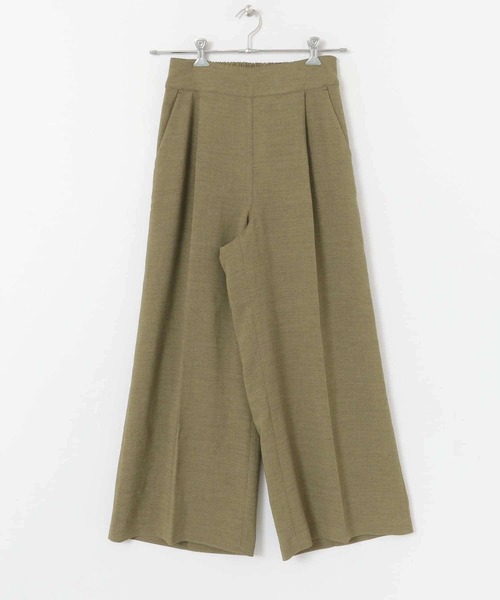 URBAN RESEARCH ROSSO（アーバンリサーチロッソ）の「【一部WEB限定カラー】リネンライクハイウエストワイドパンツ（その他パンツ・レディース・ホワイト/チャコールグレー/カーキ/ホワイト系その他・38/36）」の8枚目の写真