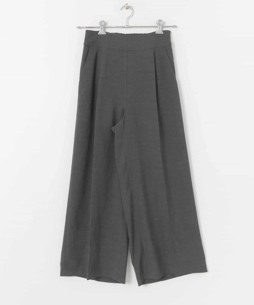 URBAN RESEARCH ROSSO（アーバンリサーチロッソ）の「【一部WEB限定カラー】リネンライクハイウエストワイドパンツ（その他パンツ・レディース・ホワイト/チャコールグレー/カーキ/ホワイト系その他・38/36）」の10枚目の写真