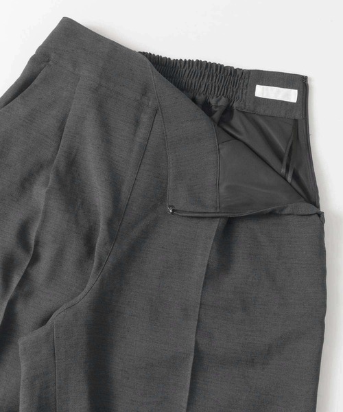 URBAN RESEARCH ROSSO（アーバンリサーチロッソ）の「【一部WEB限定カラー】リネンライクハイウエストワイドパンツ（その他パンツ・レディース・ホワイト/チャコールグレー/カーキ/ホワイト系その他・38/36）」の11枚目の写真